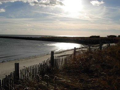 West Harwich Cape Cod vacation rental - 2 minute walk to private 1 mile-long beach, only 5 houses away!