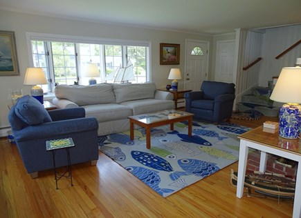 West Harwich Cape Cod vacation rental - Living room, view from kitchen