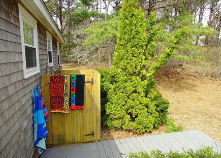 Eastham Cape Cod vacation rental - Enjoy a warm outdoor shower after a sandy day at the beach
