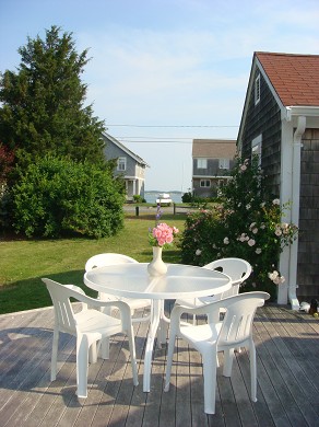 Barnstable Cape Cod vacation rental - Sunset and Water Views from the Teak  Deck