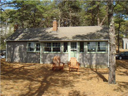 Wellfleet Cape Cod vacation rental - Large private yard with shed for beach toys
