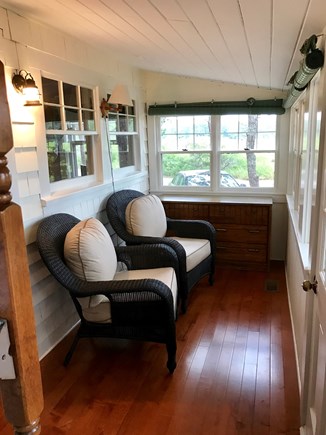 Wellfleet Cape Cod vacation rental - The porch is the perfect place for morning coffee!