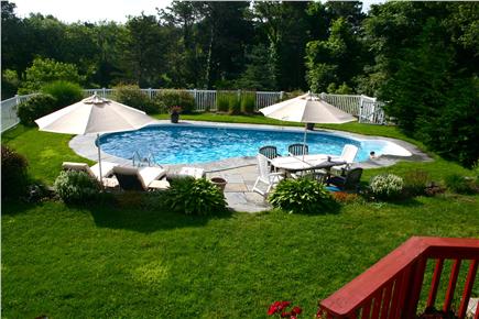 East Orleans Cape Cod vacation rental - Fully fenced gas heated pool - Southern exposure - sun all day