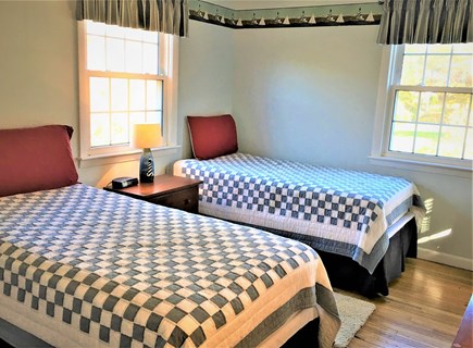  South Harwich Cape Cod vacation rental - Third bedroom with 2 twin beds.