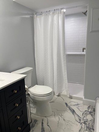  South Harwich Cape Cod vacation rental - New 2nd bathroom located next to downstairs family room.