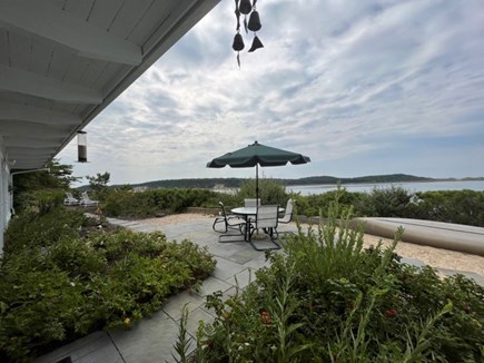 Wellfleet Cape Cod vacation rental - Private Outdoor Dining Area with Water View and Access