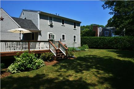 Centerville Cape Cod vacation rental - Large private backyard with spacious deck