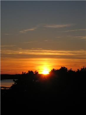 Wellfleet Cape Cod vacation rental - Sunset From The Deck
