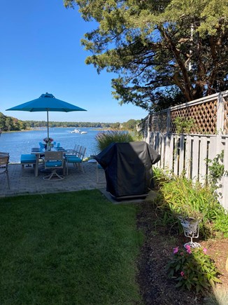West Dennis Cape Cod vacation rental - Waterfront dining with grill