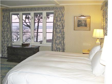 Chatham Cape Cod vacation rental - Master bedroom has views of harbor and ocean .