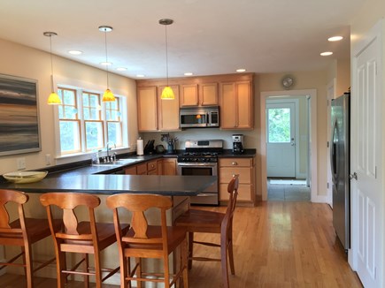 Wellfleet Cape Cod vacation rental - Fully equiped kitchen with breakfast bar