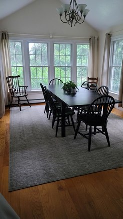Brewster Cape Cod vacation rental - Dining room open to kitchen and sitting room