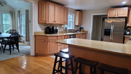 Brewster Cape Cod vacation rental - Kitchen, open to sitting and dining room