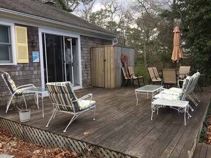 Brewster Cape Cod vacation rental - Back deck