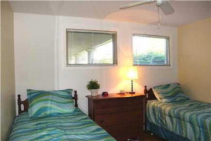 West Yarmouth - Lewis Bay Cape Cod vacation rental - Bedroom #3, Twin Beds, new mattress & comforters.