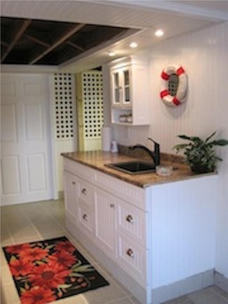 West Yarmouth - Lewis Bay Cape Cod vacation rental - Lower Level Bar/Kitchenette plus full Laundry Rm.