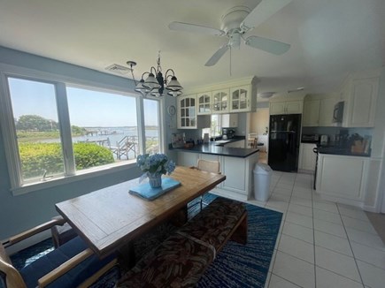 West Yarmouth - Lewis Bay Cape Cod vacation rental - Fully equipped modern Kitchen and Dining Area with views.