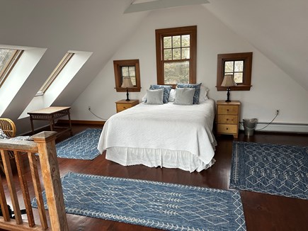 Woods Hole Cape Cod vacation rental - Upstairs bedroom with deck access