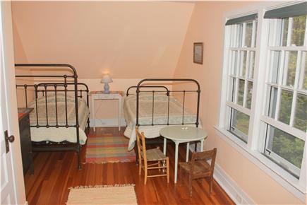 Woods Hole Cape Cod vacation rental - Third floor bedroom, with three twin beds - great for kids!