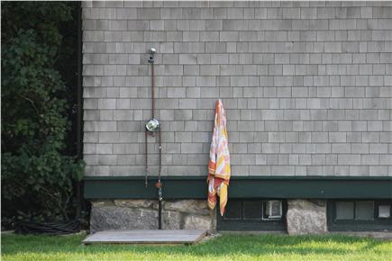 Woods Hole Cape Cod vacation rental - Wash off after the beach with our (new) outdoor shower