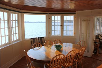 Woods Hole Cape Cod vacation rental - Dining room feels like you are eating at sea!