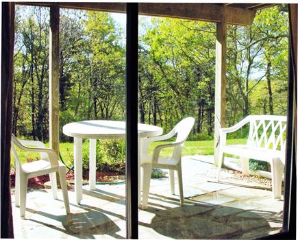 Brewster Cape Cod vacation rental - Lower patio
