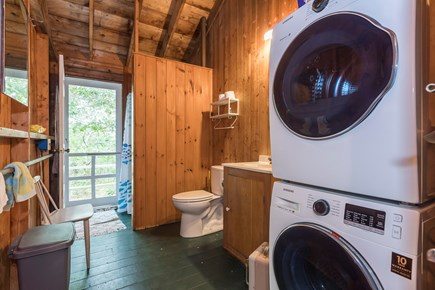 Brewster Cape Cod vacation rental - Bathroom and door to outdoor shower