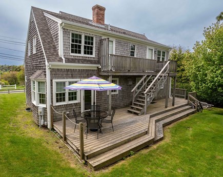 Old Village, Chatham Cape Cod vacation rental - Back deck