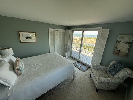 Beach Front, North Chatham, Ha Cape Cod vacation rental - Cozy guest Queen Bedroom with Pwr. base, & adj. hallway full bath