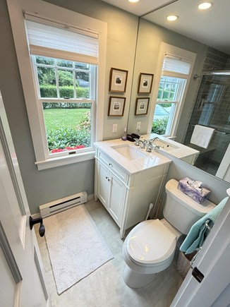 Chatham, On the Beach Front, North Chat Cape Cod vacation rental - First floor full bath, across from Queen bedroom. 3.5 total baths
