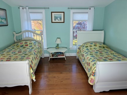 Eastham Cape Cod vacation rental - Upstairs bedroom has three twins