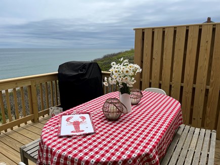 Wellfleet Cape Cod vacation rental - Large Deck Overlooking the Ocean