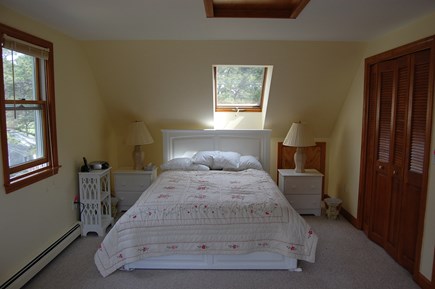 Wellfleet Cape Cod vacation rental - Master bedroom 2nd floor with skylight