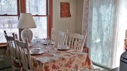 Wellfleet Cape Cod vacation rental - Dining area looking from kitchen