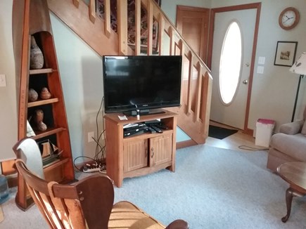 Wellfleet Cape Cod vacation rental - Living room and television, with premium channels