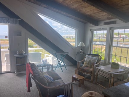 West Yarmouth Cape Cod vacation rental - Upstairs loft with views of ocean and mill creek