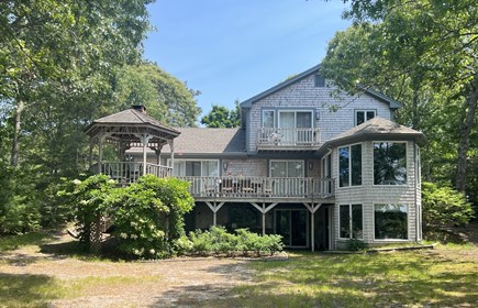 Brewster Cape Cod vacation rental - Back of house, facing Upper Mill Pond