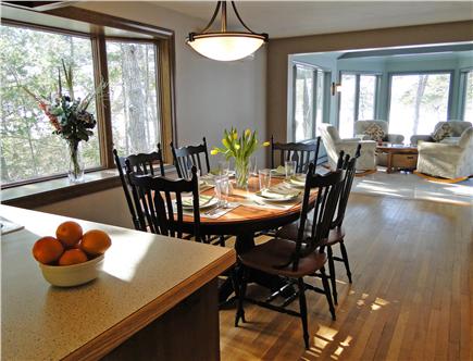 Brewster Cape Cod vacation rental - Eat-in Breakfast area adjacent to Sunroom