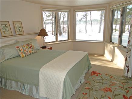 Brewster Cape Cod vacation rental - Lower level King BR with panoramic water views