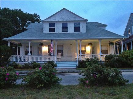 Onset on Water Street Inlet MA vacation rental - The Old Victorian lights up at Dusk to WELCOME Visitors Within