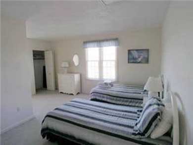 South Yarmouth Cape Cod vacation rental - The other twin bedroom with air conditioning