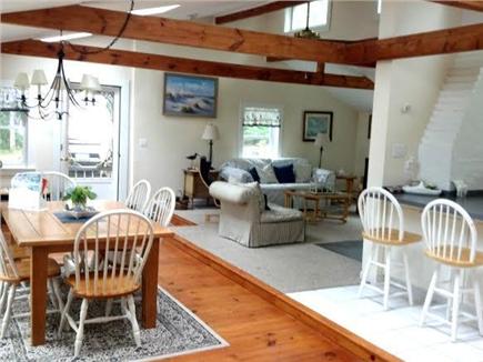 Harwich Cape Cod vacation rental - Open concept, dining room facing the lake