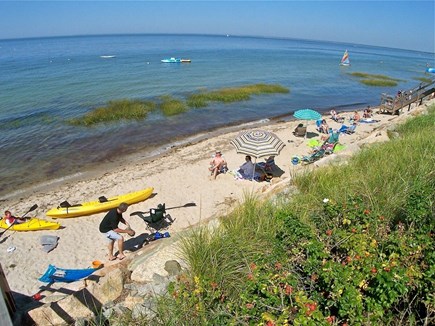 Brewster Cape Cod vacation rental - Looking northeast toward Wellfleet and Truro.