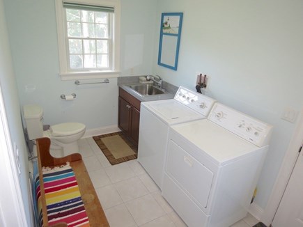 Brewster Cape Cod vacation rental - Laundry room also has a bonus toilet!