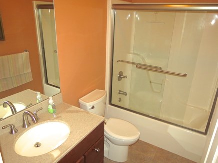 Brewster Cape Cod vacation rental - Hall full bath, upper level.  Shared by twin room and bunk room.