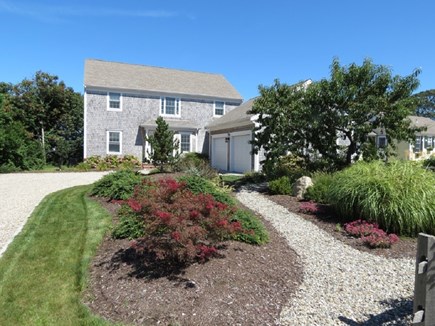 Brewster Cape Cod vacation rental - Front yard is imaginatively landscaped.