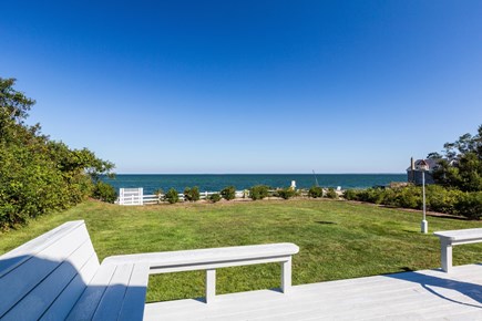 Brewster Cape Cod vacation rental - Big flat yard where kids can play safely