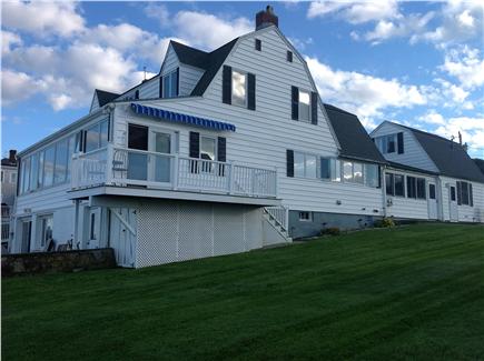 Plymouth, Priscilla Beach MA vacation rental - View of the house & yard...oceanside