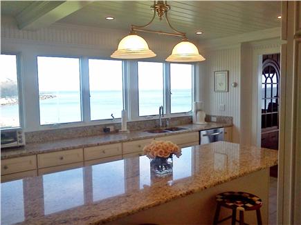 Plymouth, Priscilla Beach MA vacation rental - Newly renovated Kitchen with beautiful ocean views