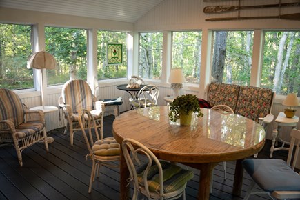 Brewster Cape Cod vacation rental - Lovely screened porch, dine or hang out